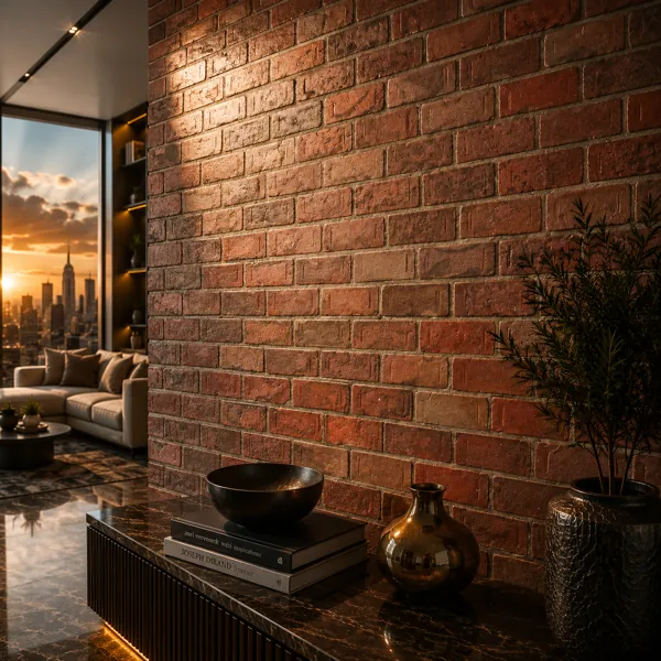 Weathered Red Brick Texture back