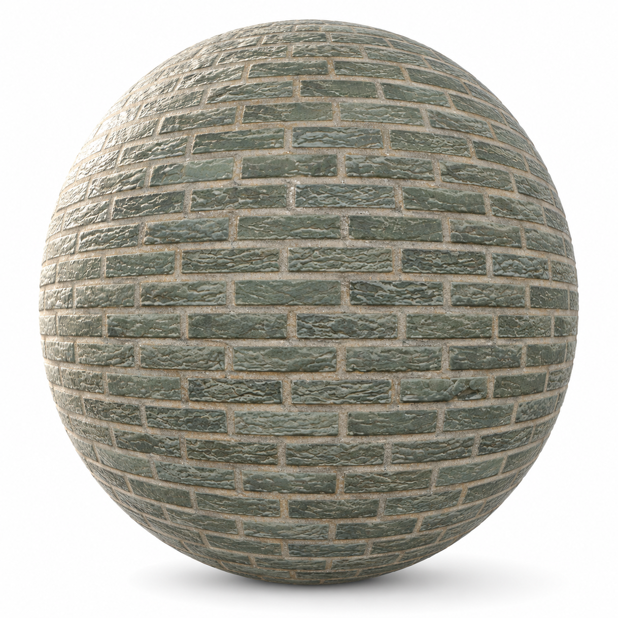 Green Stone Brick Texture 1