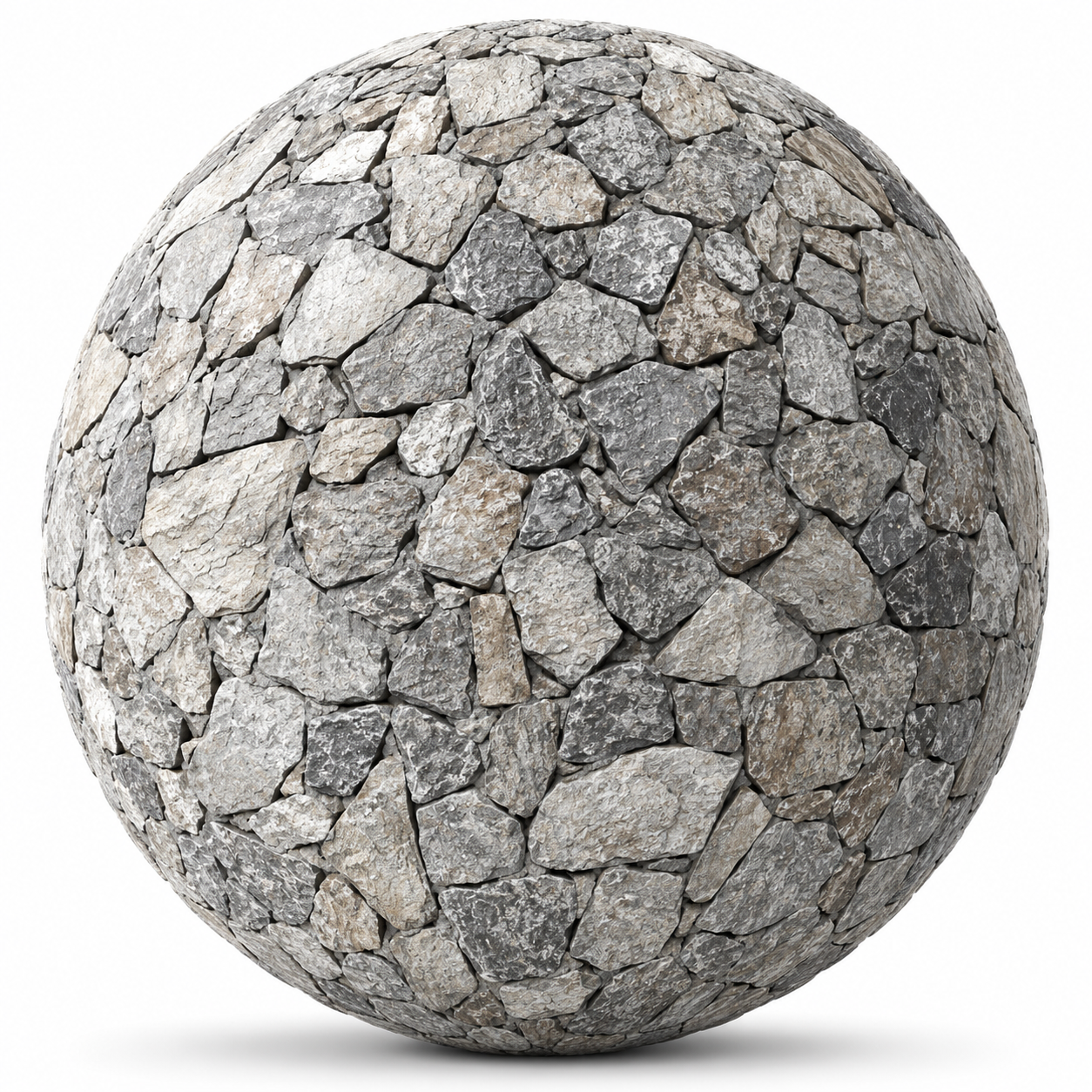 Irregular Rubble Stone Texture