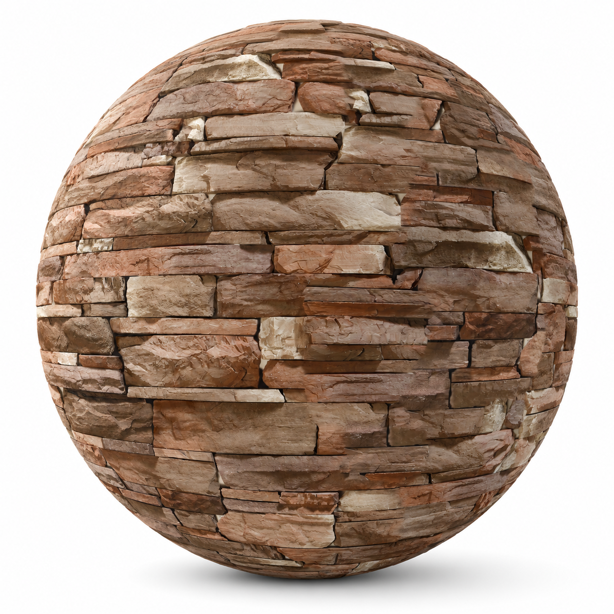 Rustic Stacked Stone Texture – Warm Earthy Layers 1