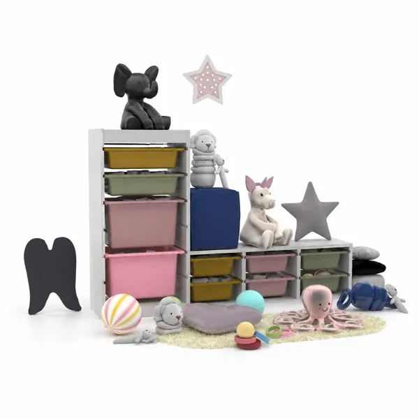 Kids Storage Playroom Set