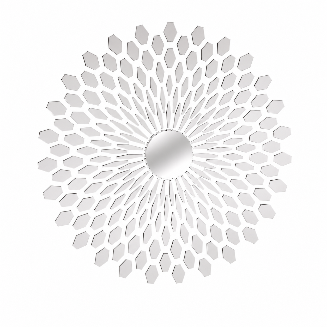 Geometric Sunburst Mirror 1
