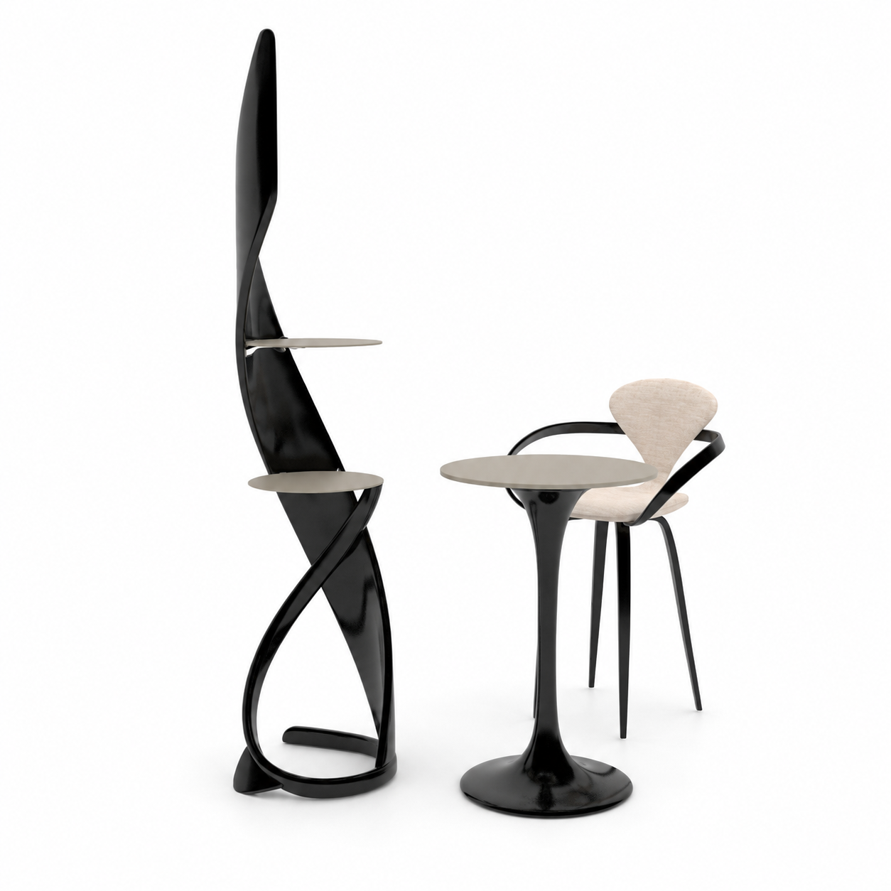 Modern Cafe Table Chair Set