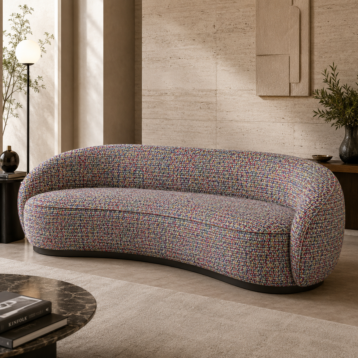 Multicolor Woven Fabric Texture 2