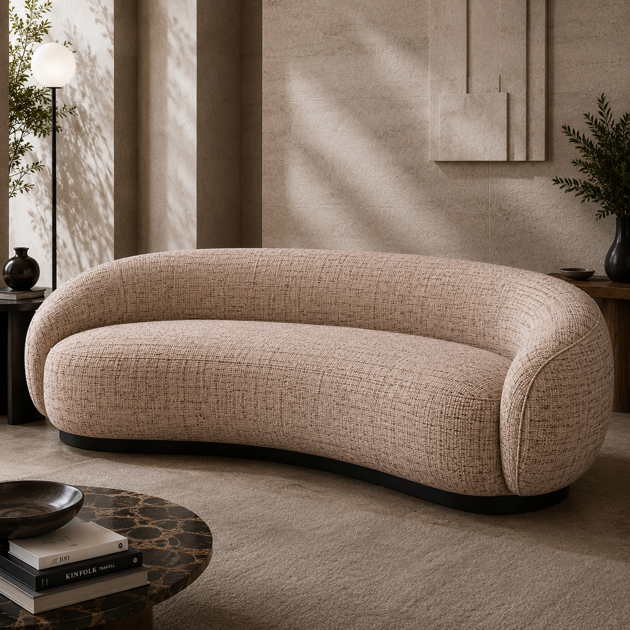 Beige Woven Fabric Texture 2