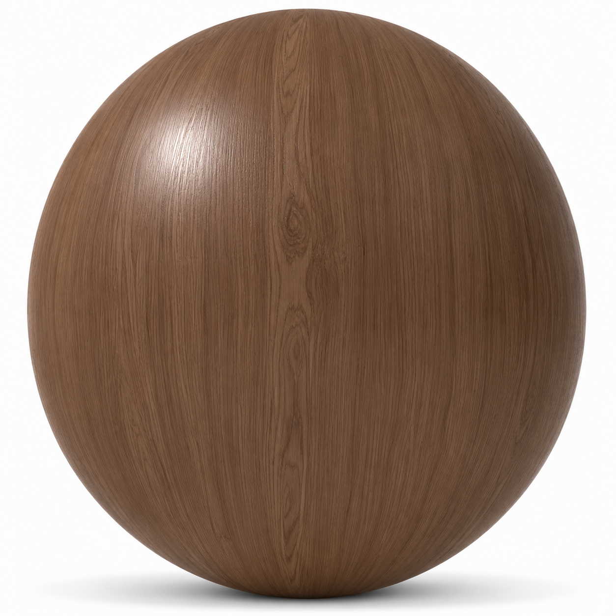 Deep Walnut-Brown Fine Grain Wood Parquet