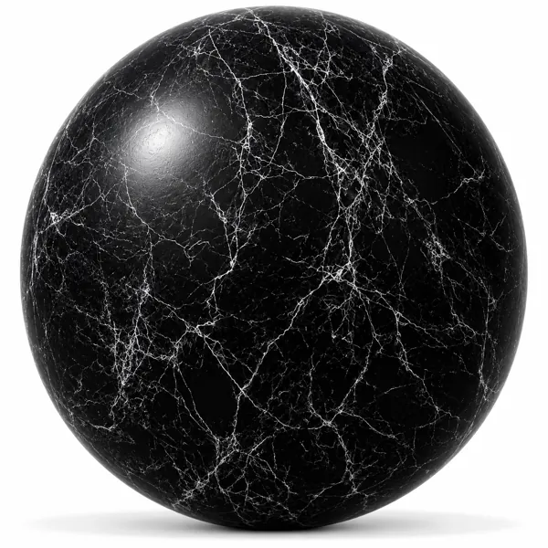 Black Spider Vein Marble Texture