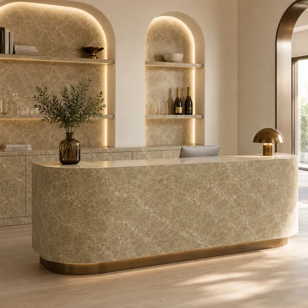 Beige Marble Texture back