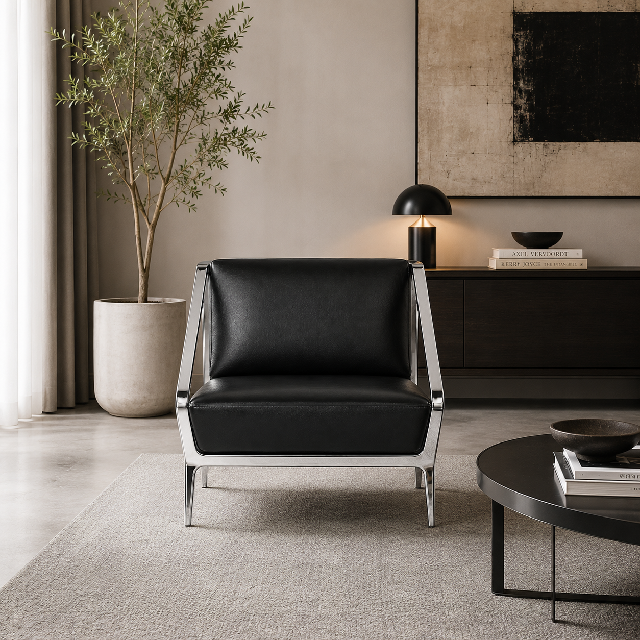 Modern Leather Armchair 4