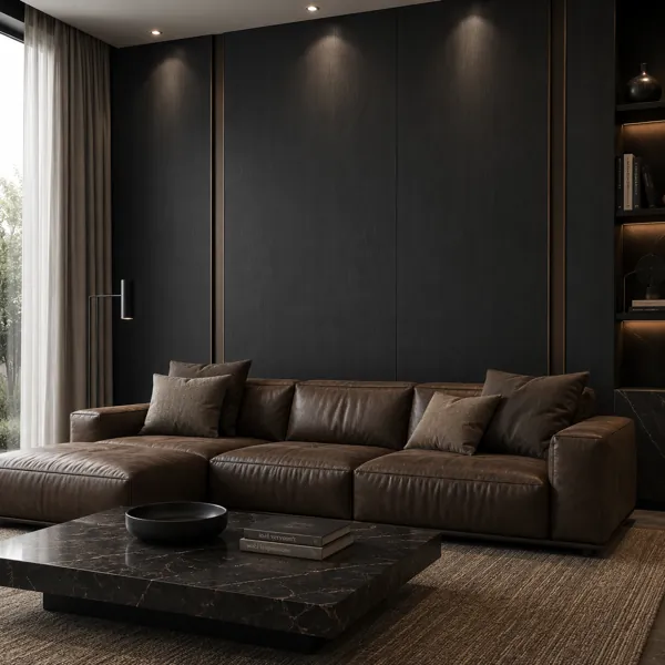 Black Oak Wood Texture back
