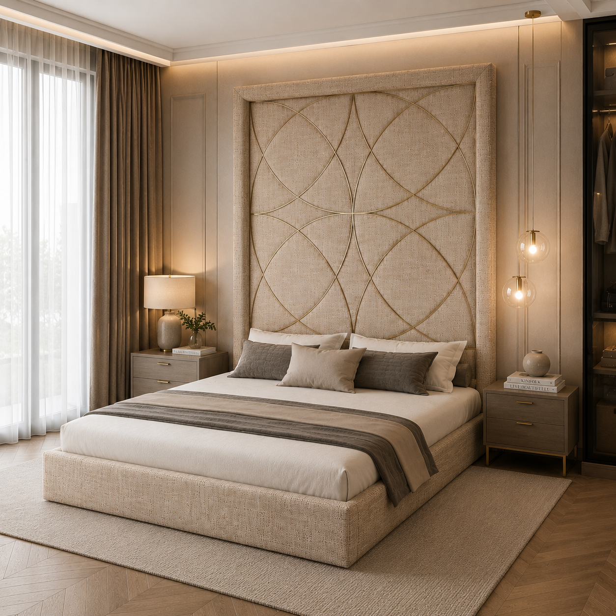 Luxury Panel Bed 2