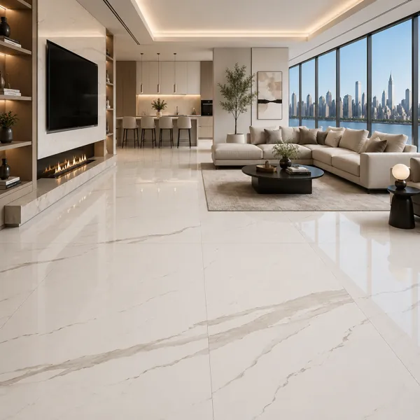 Calacatta White Ceramic Texture back