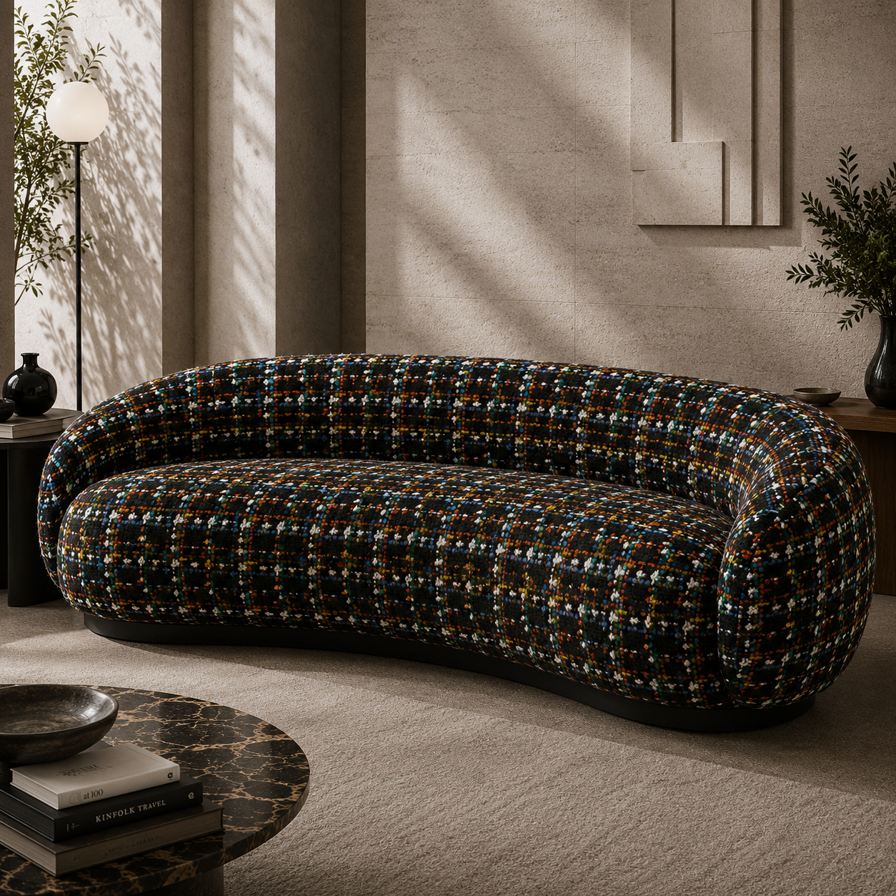 Multicolor Woven Fabric Texture 2