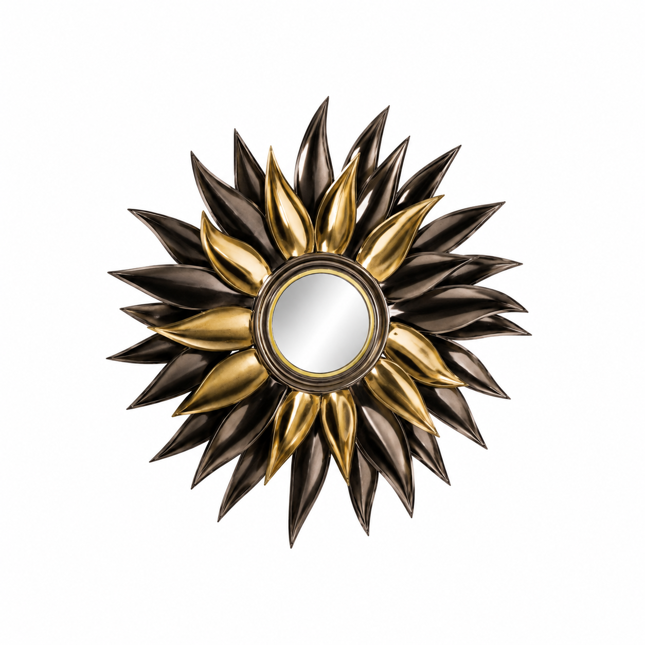 Dual Tone Sunburst Mirror 1