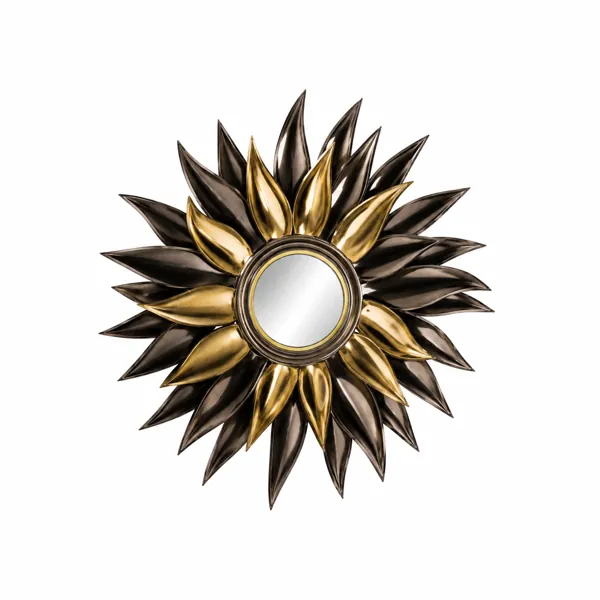 Dual Tone Sunburst Mirror