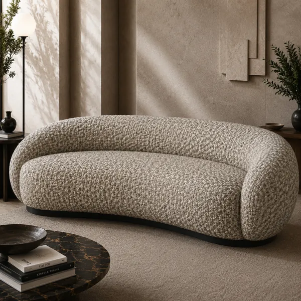 Natural Beige Woven Fabric Texture back