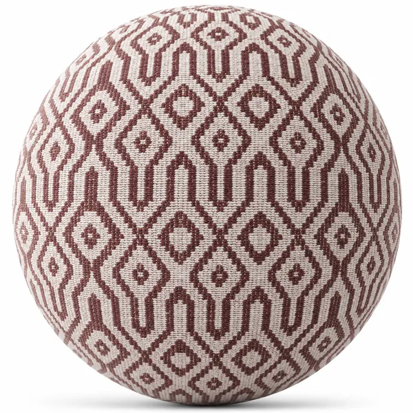 Brown Geometric Fabric Texture
