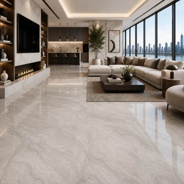 Ivory Flow Stone Ceramic Texture back