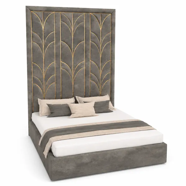 Art Deco Panel Bed
