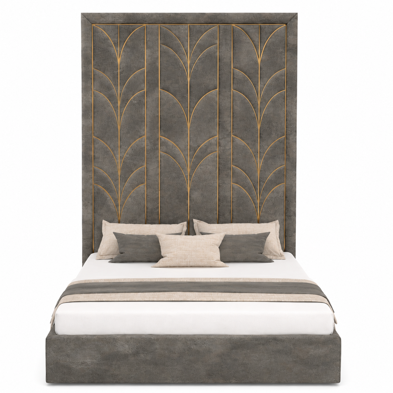 Art Deco Panel Bed 3
