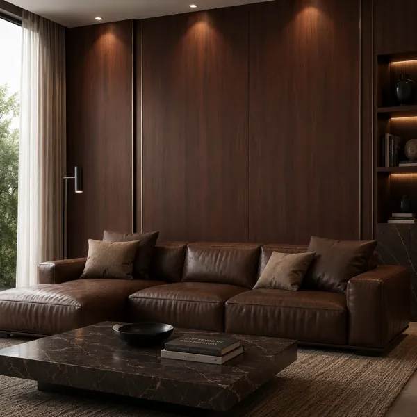 Dark Walnut Wood Texture back