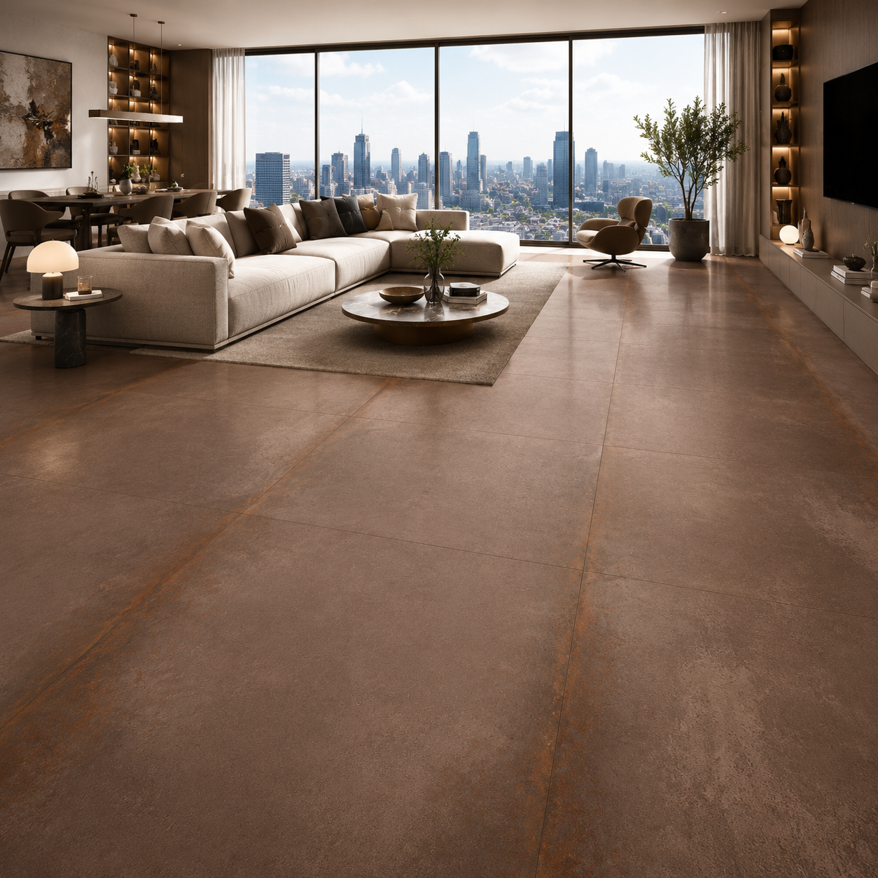 Warm Taupe Ceramic Texture 2