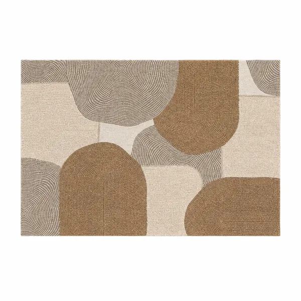 Abstract Textured Rug 3D