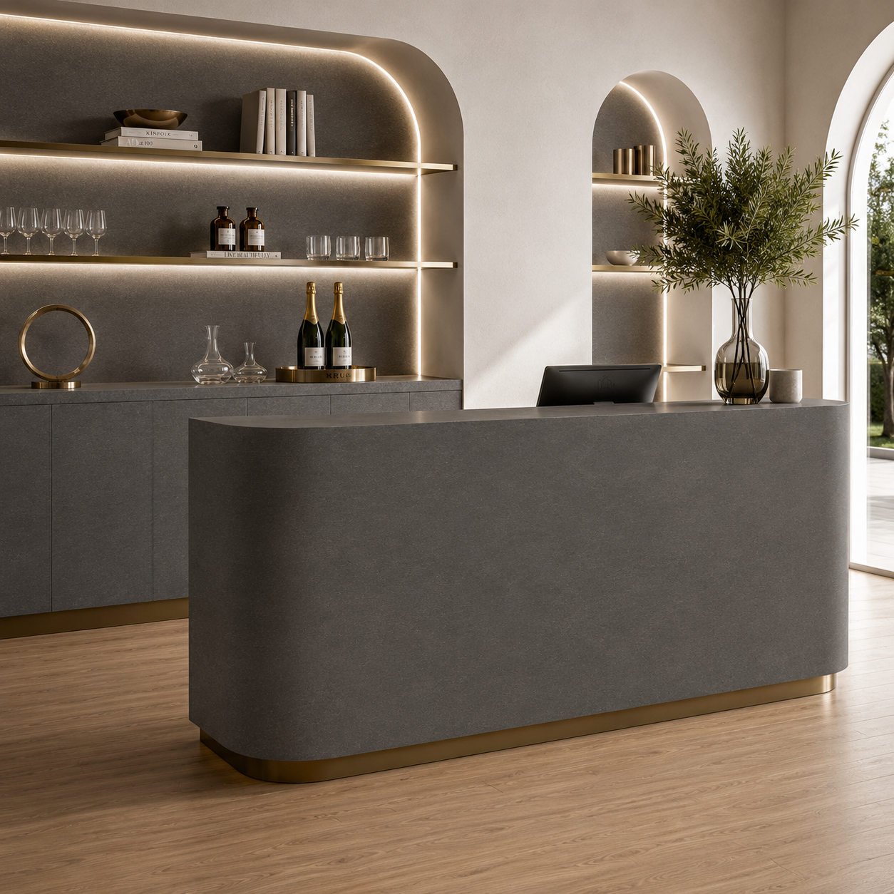 Dark Gray Limestone Marble Texture 2