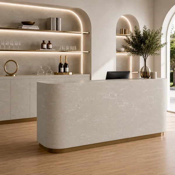 Light Beige Travertine Marble Texture back
