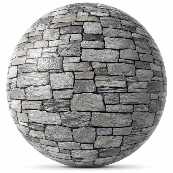 Gray Stacked Stone Texture