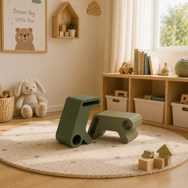 Modular Kids Chair Set back