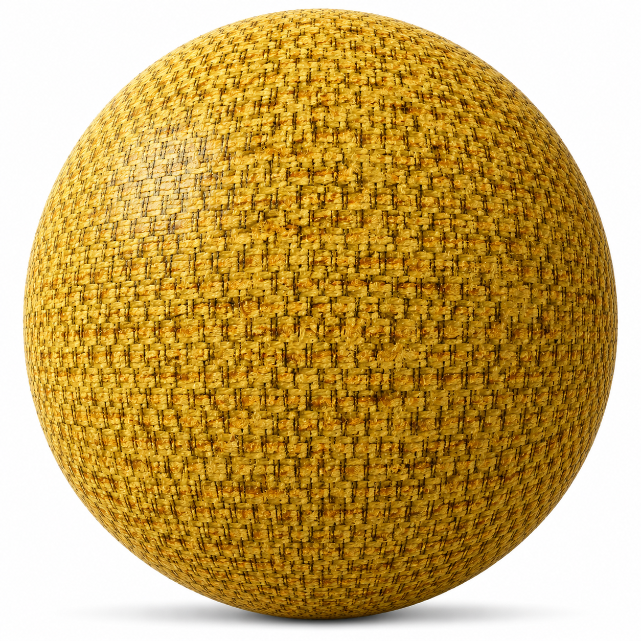 Mustard Basket Weave Fabric Texture 1