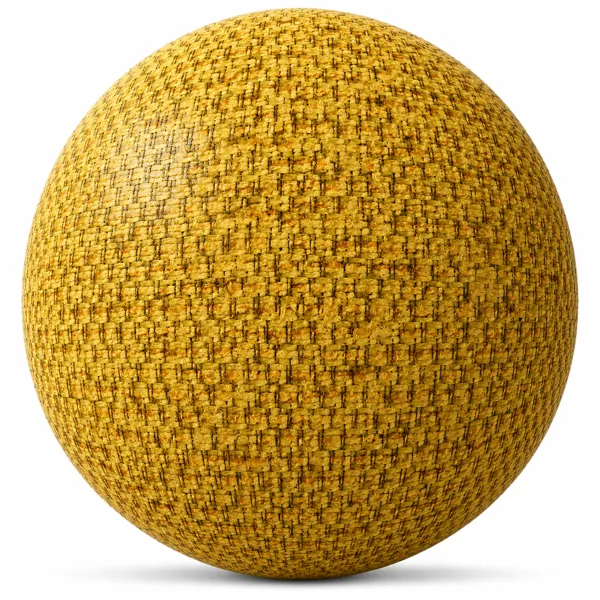 Mustard Basket Weave Fabric Texture