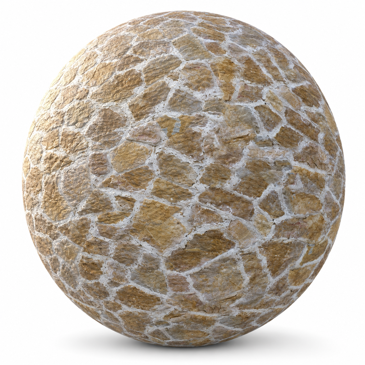 Beige Mosaic Stone Texture