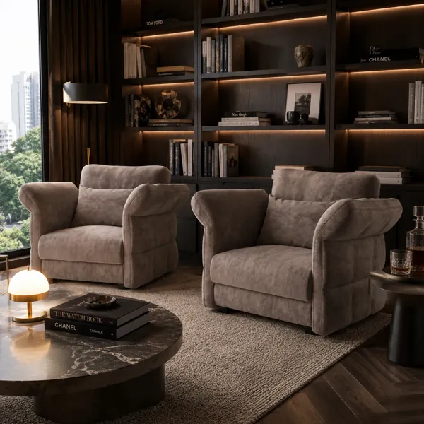 Armchair No. 00045 back