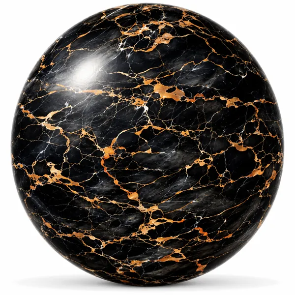 Black Gold Vein Marble Texture