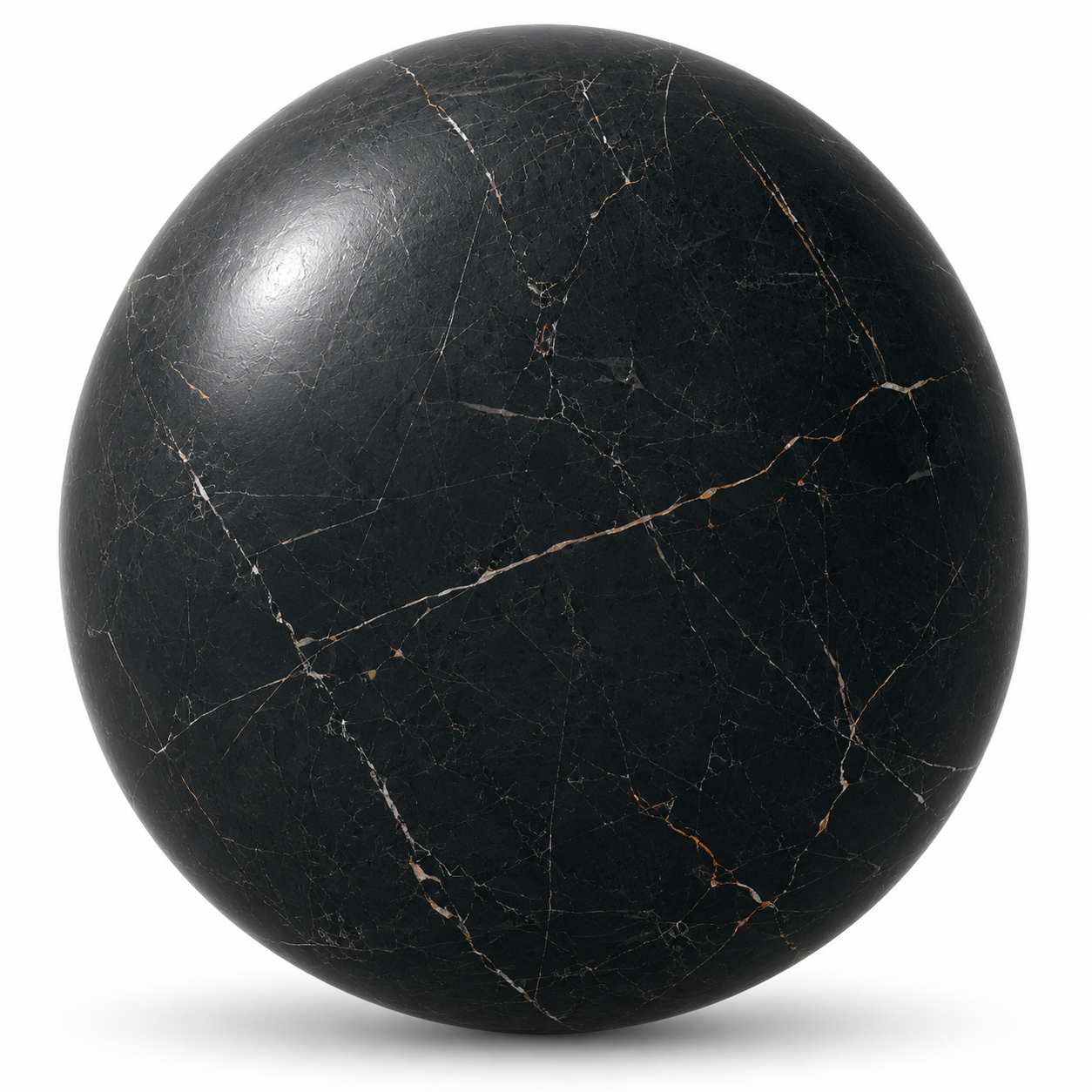 Black Veined Ceramic Texture