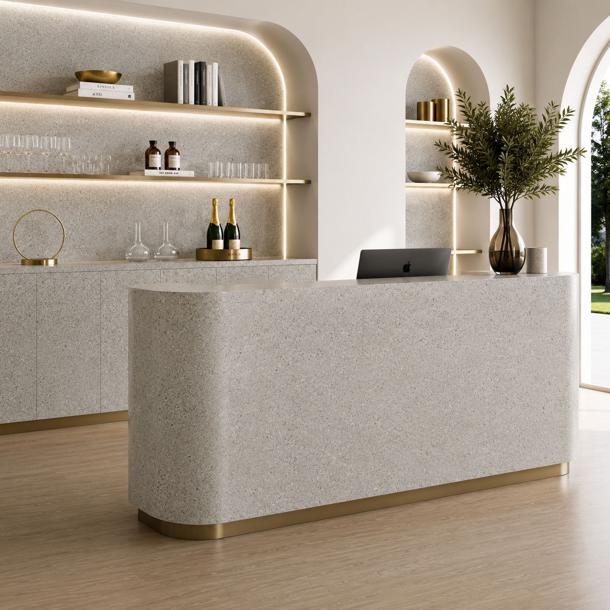 Ivory Limestone Marble Texture 2