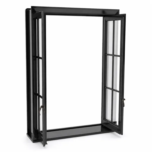 Black Steel Casement Window