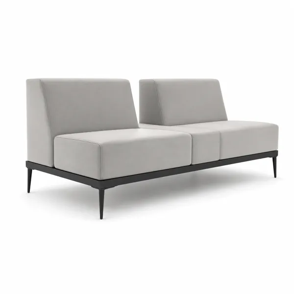 Modern Gray Modular Sofa