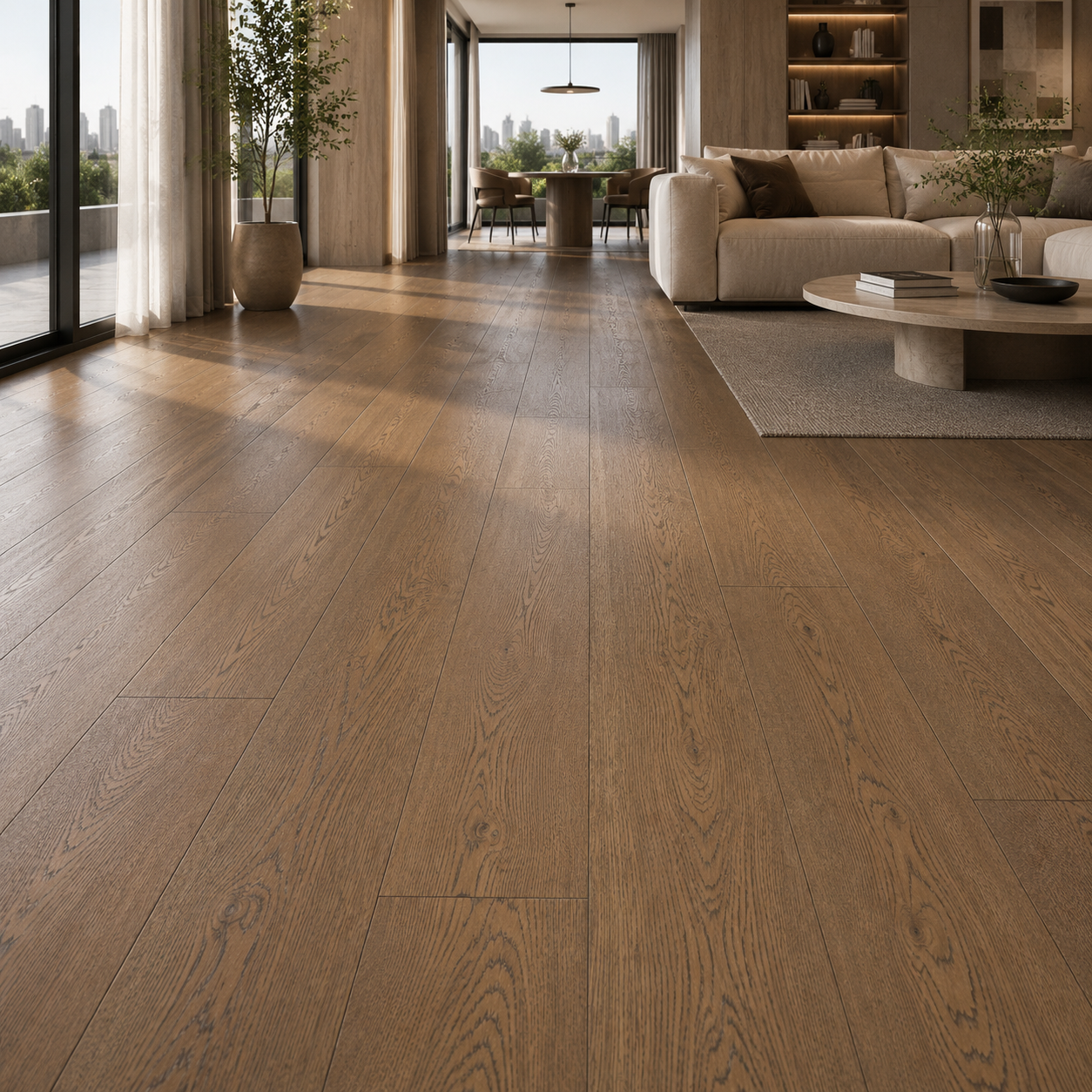 Warm Oak Plank Parquet 2