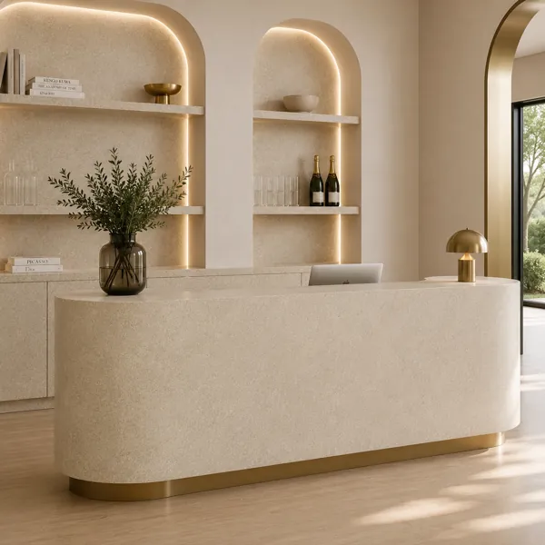 Soft Beige Limestone Marble Texture back