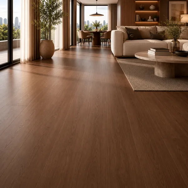 Dark Walnut Wood Parquet back
