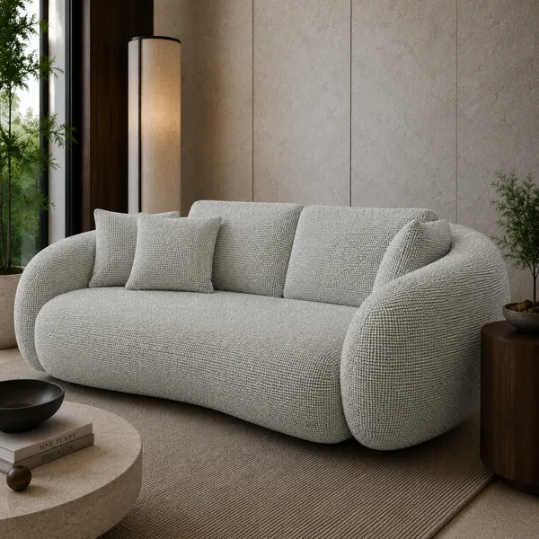 Light Gray Fabric Texture back