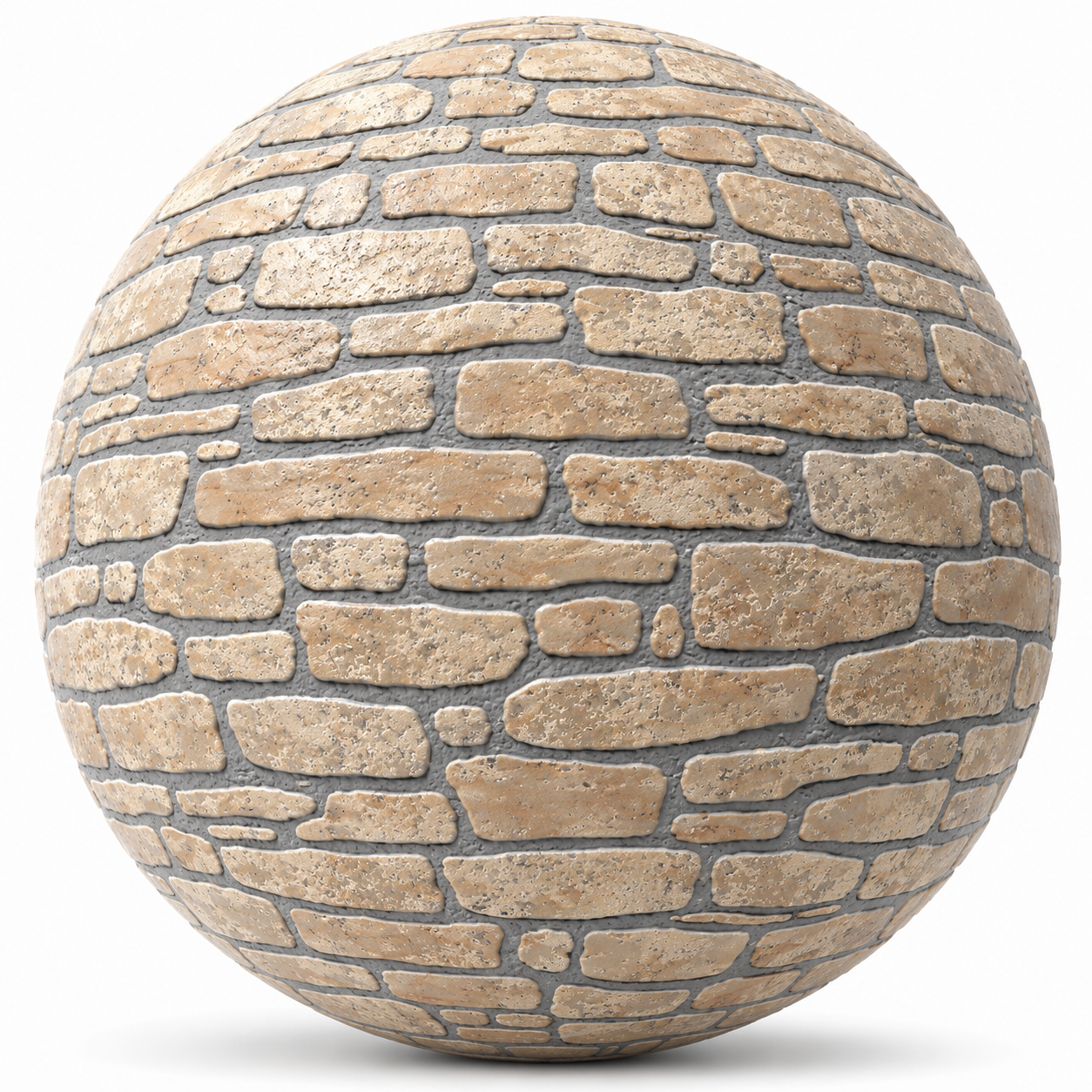 Warm Travertine Brick Texture 1