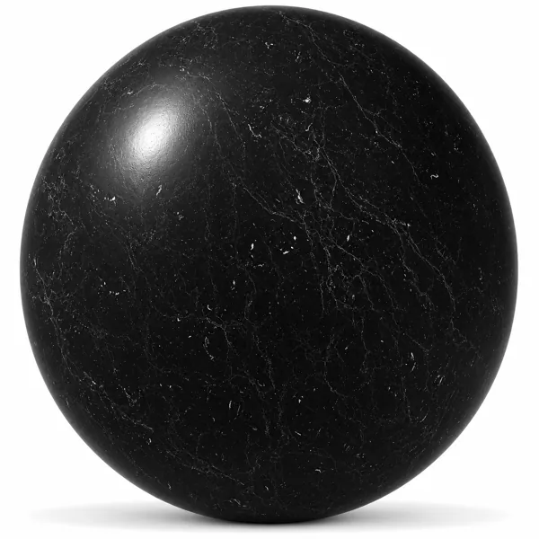 Black Fine Veined Marble Texture