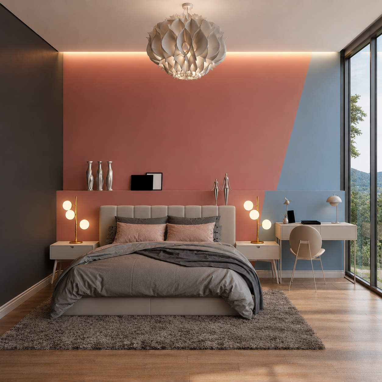 Modern Bedroom Scene 2