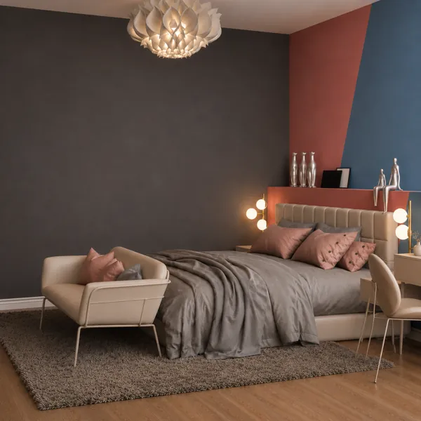 Modern Bedroom Scene