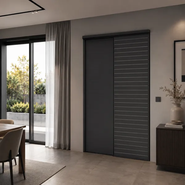 Flat Panel Sliding Door back