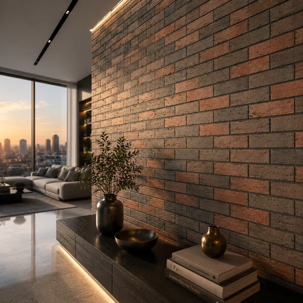 Modern Mixed Brick Texture back